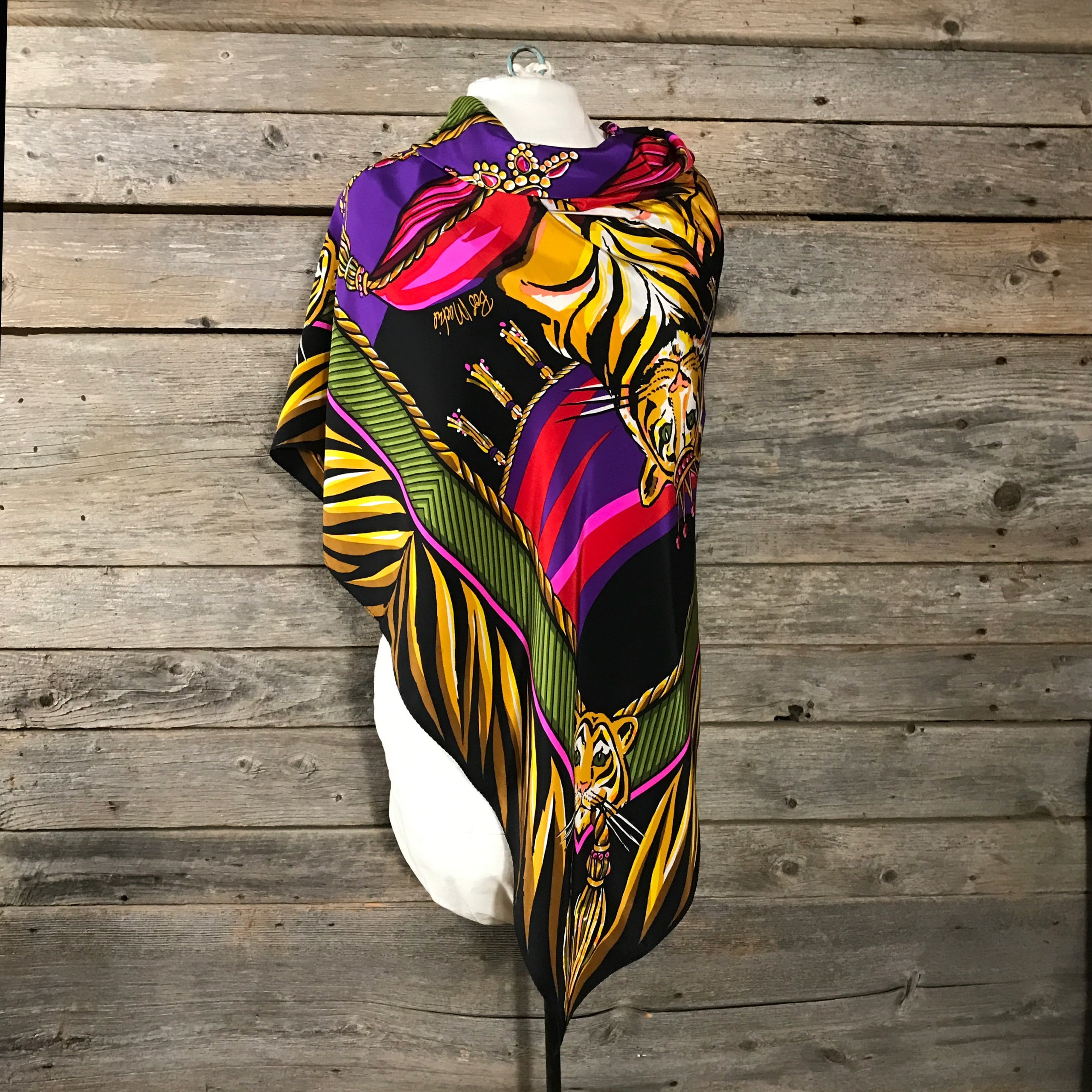 Bob mackie silk scarf sale