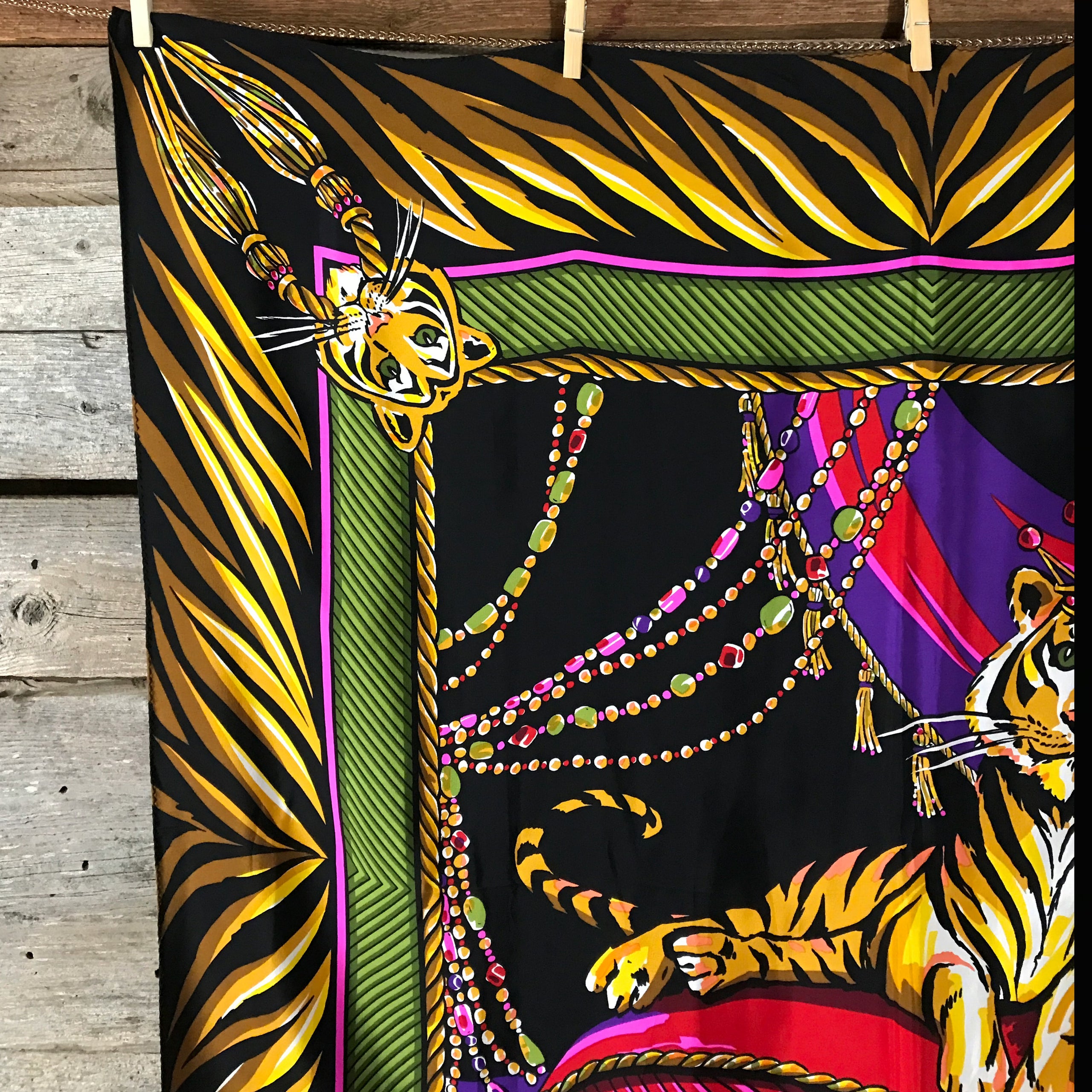 Bob mackie silk sales scarf