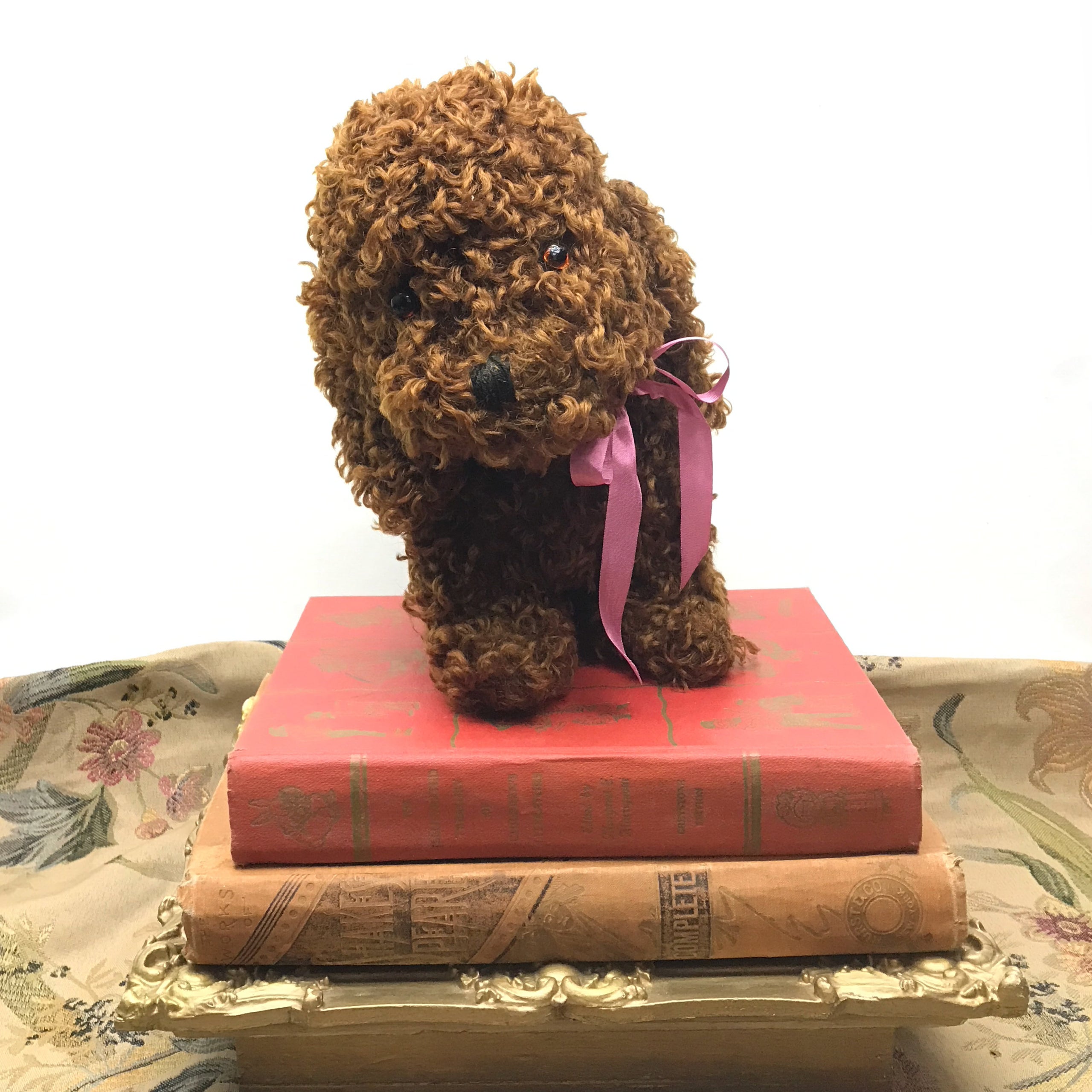 1940s Mohair Dog Plushie Vintage Stuffed Animals Stuffed Toy